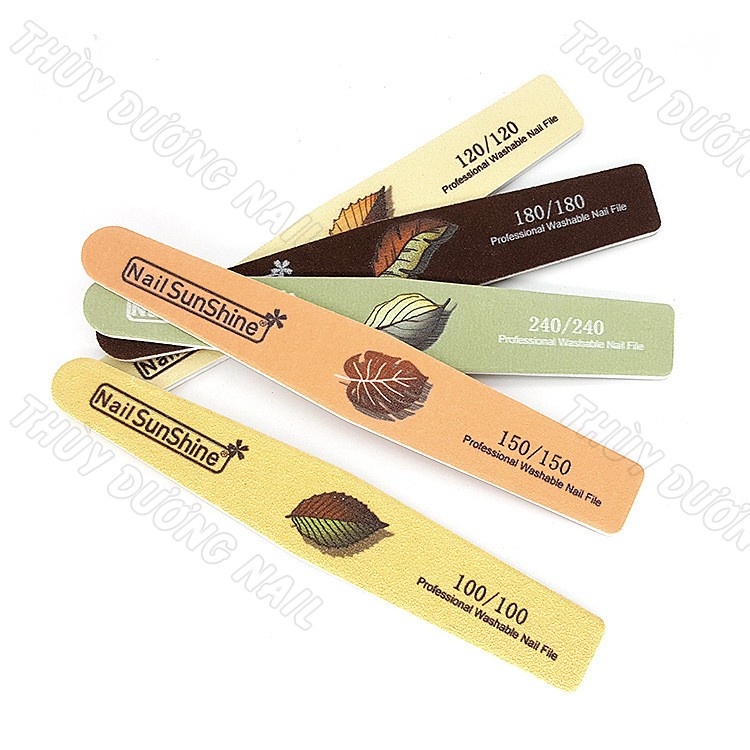 Dũa móng dạng thanh SunShine hình thang, 2 mặt nhám - 5 độ nhám lựa chọn