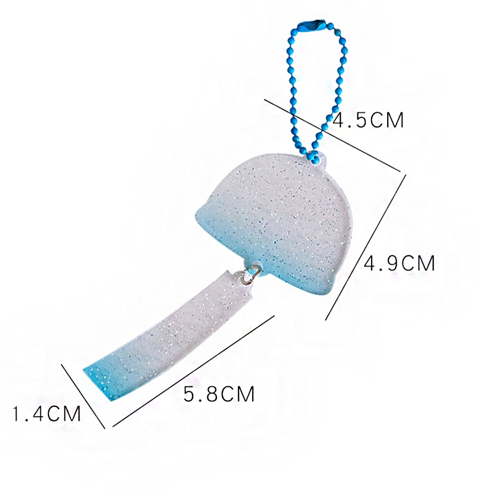 Nhẫn Thủ Công DIY Bằng Acrylic Trong Suốt Phối Tua Rua Màu Gradient Dễ Thương