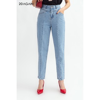 Quần jean dài baggy đường gân QBA0052 20AGAIN