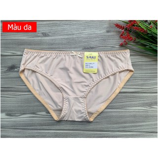 Quần lót nữ trơn thun lạnh Saki