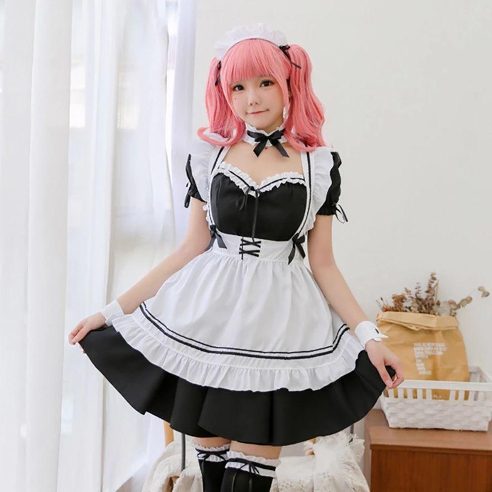 Đầm Hóa Trang Cô Hầu Gái Phong Cách Lolita Dễ Thương