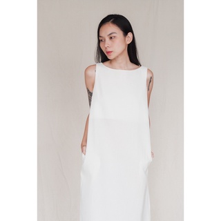Đầm Linen- Đầm cổ thuyền