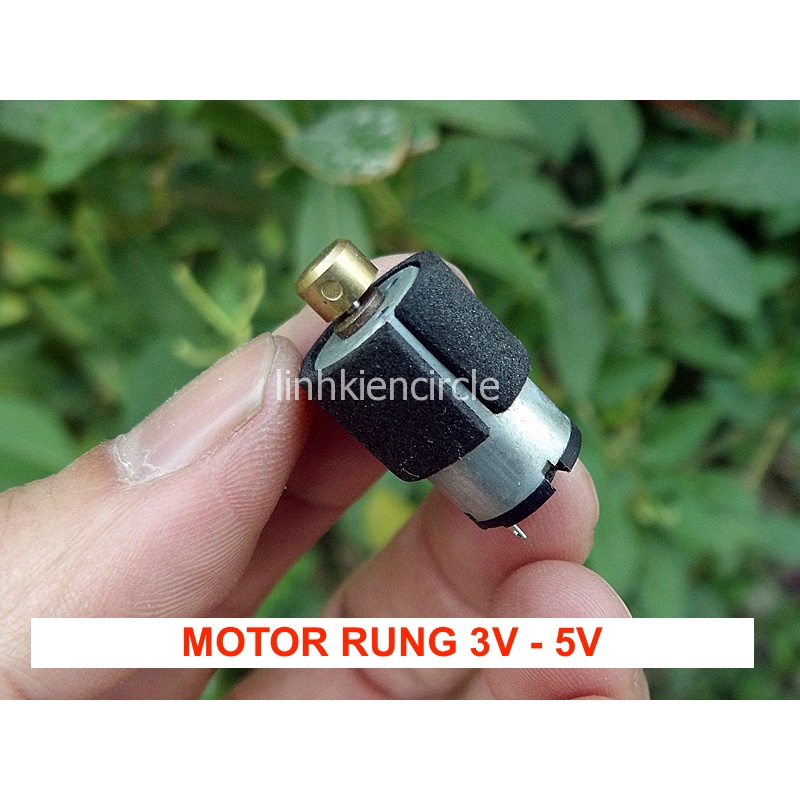 2 Động cơ rung siêu nhỏ mới 100% Động cơ 1220 DC 3V - 6V cho máy mát xa làm đẹp - LK0393