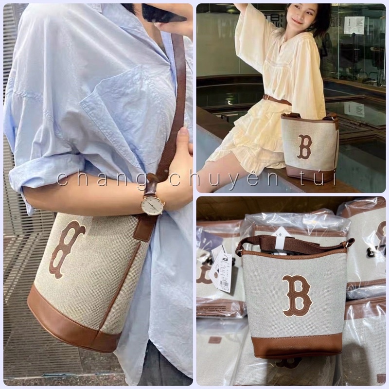 [Full Tag code] Túi bucket basic big logo mẫu mới 2022 (clip và ảnh thật) hàng sẵn