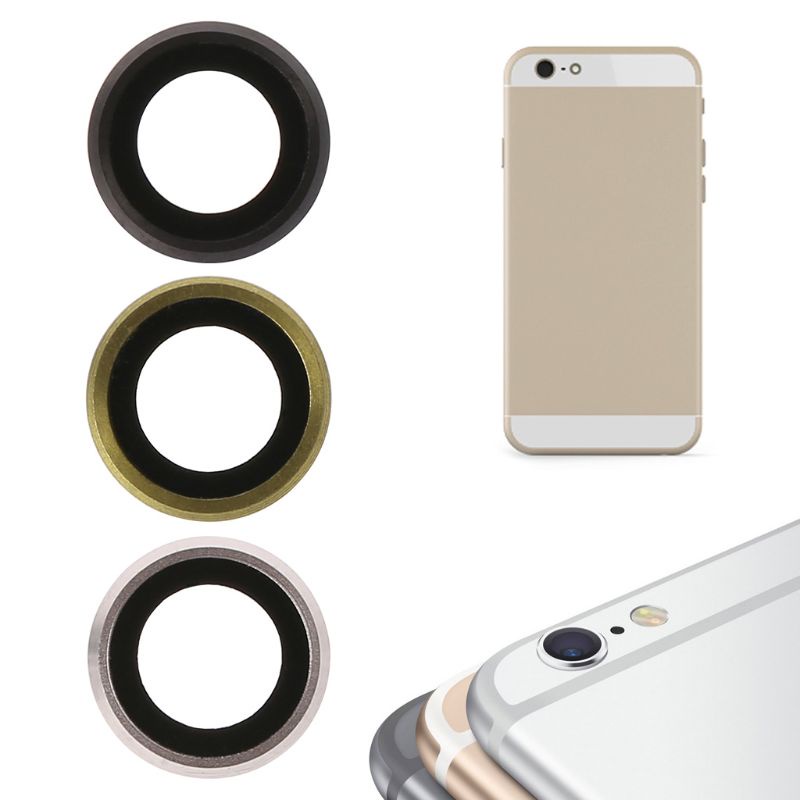 Nắp Đậy Ống Kính Camera Có Khung Kim Loại Cho iPhone 6 Plus 5.5 Inch