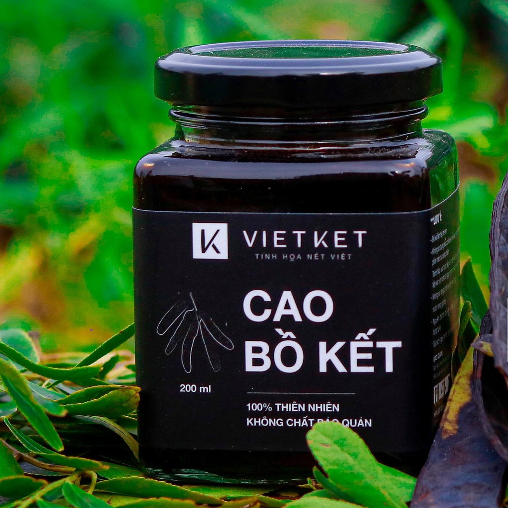 Dầu Gội Cao Bồ Kết VIET KET Làm Sạch Gàu, Bụi Bẩn, Nuôi Dưỡng Từ Chân Tóc Tới Ngọn Tóc Chắc Khỏe 200ml