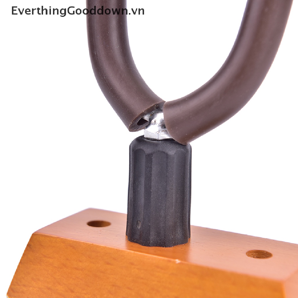 Everthingood Giá Đỡ Đàn Guitar Bằng Gỗ Trơn Có Móc Treo Tường Trưng Bày