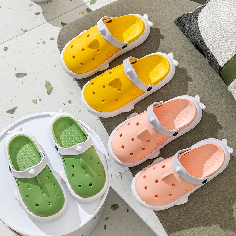 Dép đi trong nhà hình cá Mập quai ngang dễ thương đi dạo phố đi biển BINNIECUTE đế cao cấp