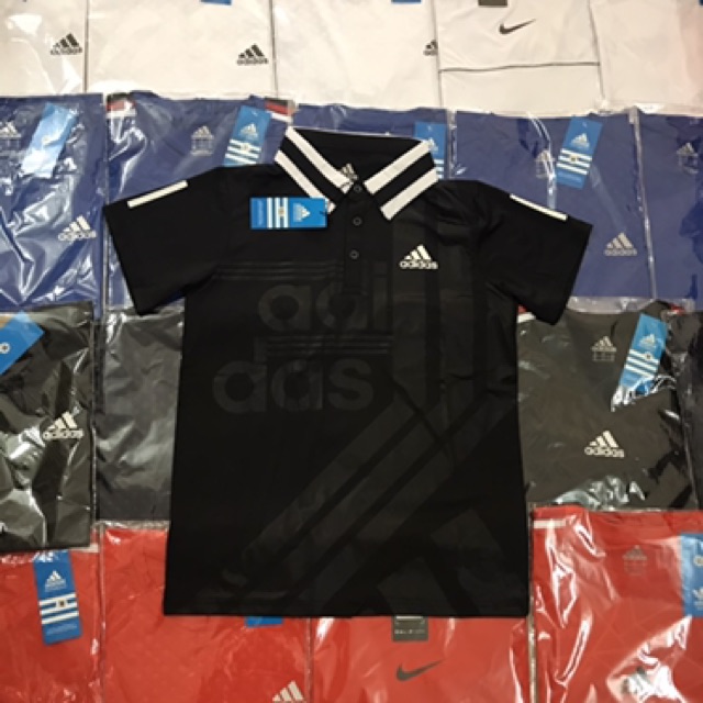 Áo Thể Thao Nam Pha Cổ 3 Sọc Vải Thun Lạnh Co giãn 4 chiều [Quà tặng kèm, không bán rời] | BigBuy360 - bigbuy360.vn