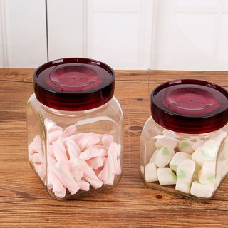 Lọ thủy tinh nắp đỏ 1500 ml