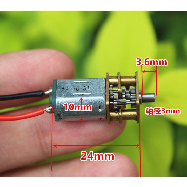 Động cơ bánh răng nhỏ N20 DC3V-6V