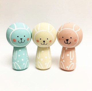 Set 2 Búp bê gỗ 9-10cm sỉ-lẻ