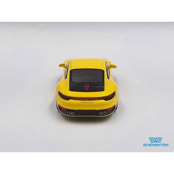 Xe Mô Hình Porsche 911(992) Carrera 4S 1:64 MiniGT ( Vàng )