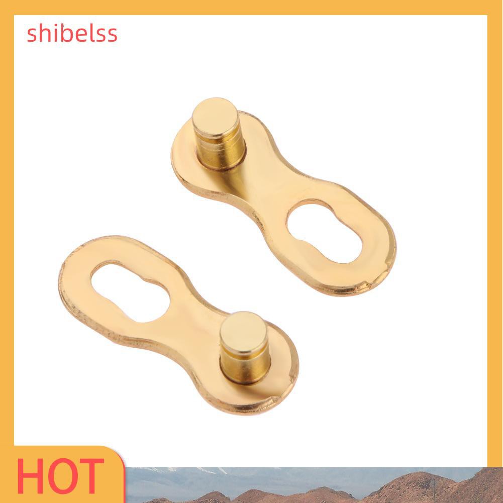 （ʚshibelss）2pcs Portable Bicycle Chain Master Link Joint Connector 11 Speed Quick Clip