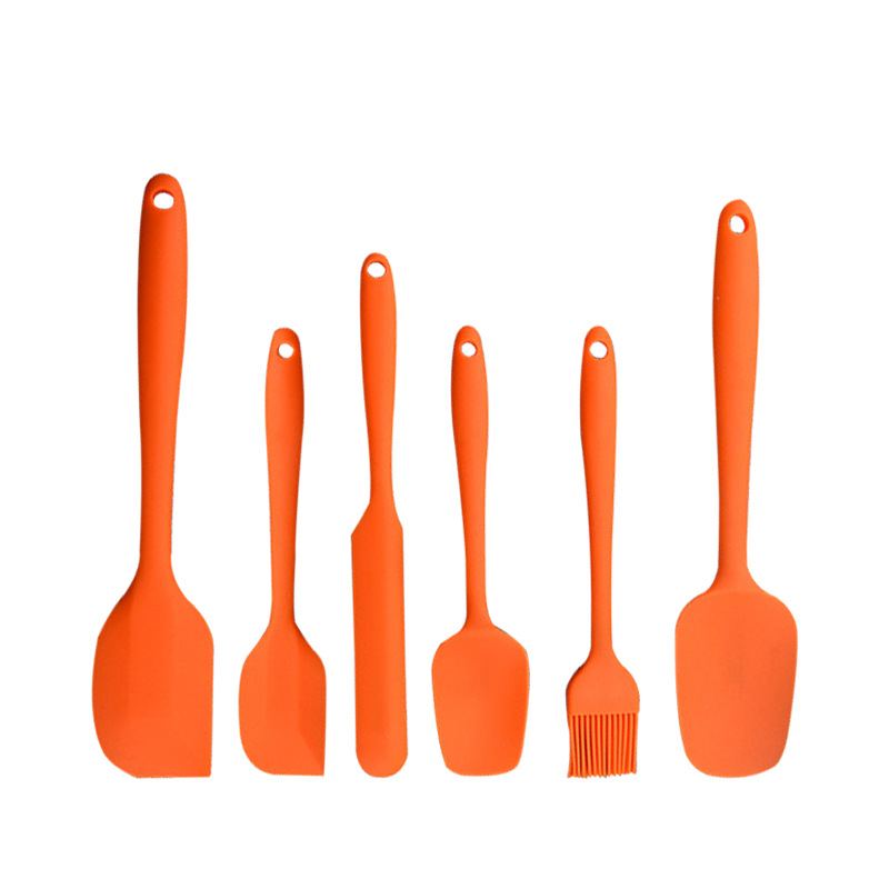 Set 6 Muỗng Silicon Phết Kem Làm Bánh