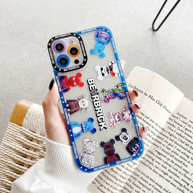 Ốp Điện Thoại In Hình Chuột Và Gấu Ngẫu Nhiên Cho iPhone 12 13 11 Pro Max X Xs Max Xr 6633