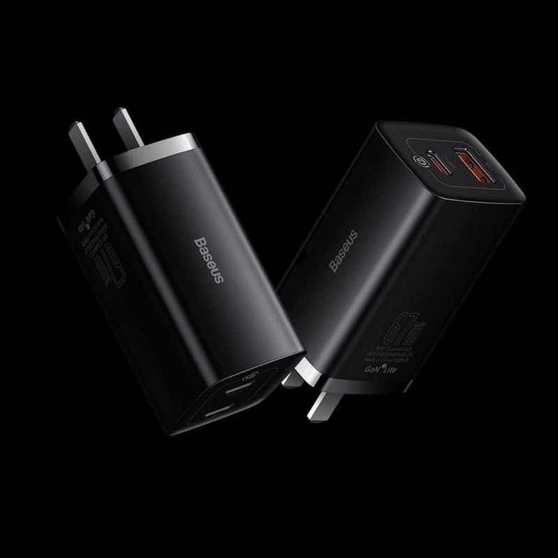 Sạc nhanh đa năng 2 cổng Baseus GAN3 Lite FAST CHARGER 67W