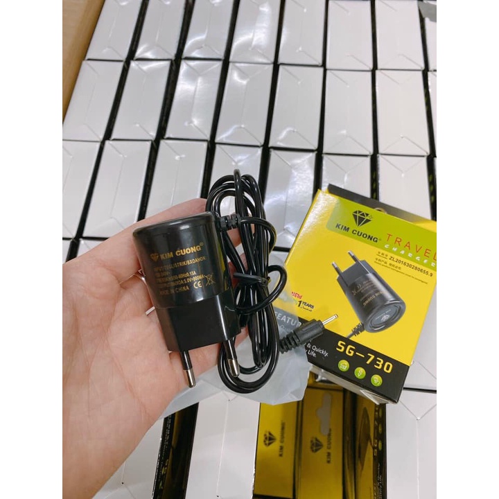 Sạc Nokia Chân Kim , Sạc Liền dây Kim Cương SG-730