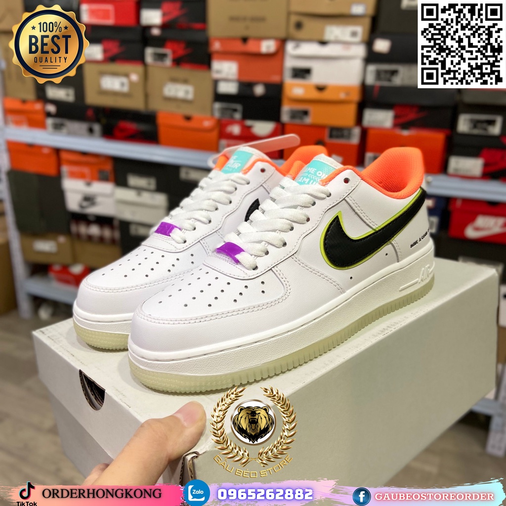 DO2333-101 Nhận Order Hỗ Trợ Free Ship Giày Best Quality Sneaker ***LPL x Nike Air Force 1’07 Low Have a Good Game“
