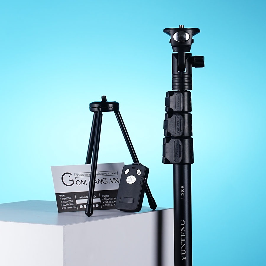 Chân giá đỡ Tripod GH01 có khả năng giữ dựng máy ảnh, điện thoại.