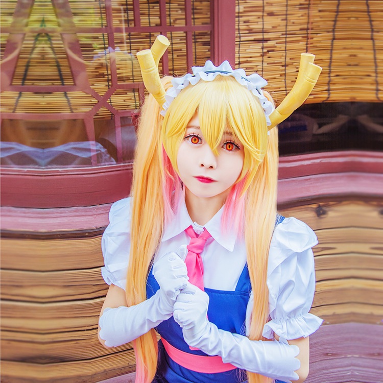 Bộ Tóc Giả Hóa Trang Nhân Vật Tohru Trong Phim Hoạt Hình Dragon Maid