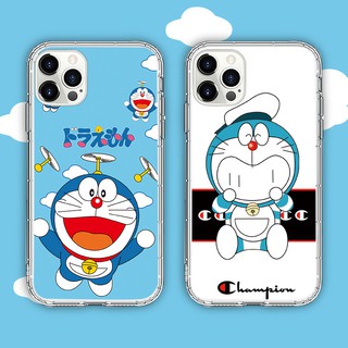 cute Doraemon Ốp lưng IPhone 12 13 pro max iPhone 11 Pro Max cases IPhone X XR Xsmax IPhone 7 8 Plus SE 2020 soft Case
