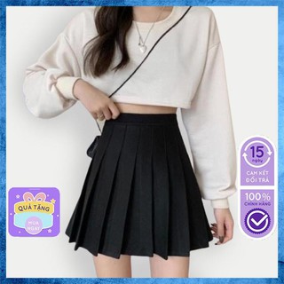 Chân váy tennis nữ xếp ly tôn dáng - chân váy chữ a dáng ngắn xếp ly có quần bảo vệ năng động