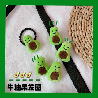 【24h delivery】W&G  Korean creative ins avocado headrope lovely fruit hairband cartoon 3D plush doll hair accessories doll tóc accessories
