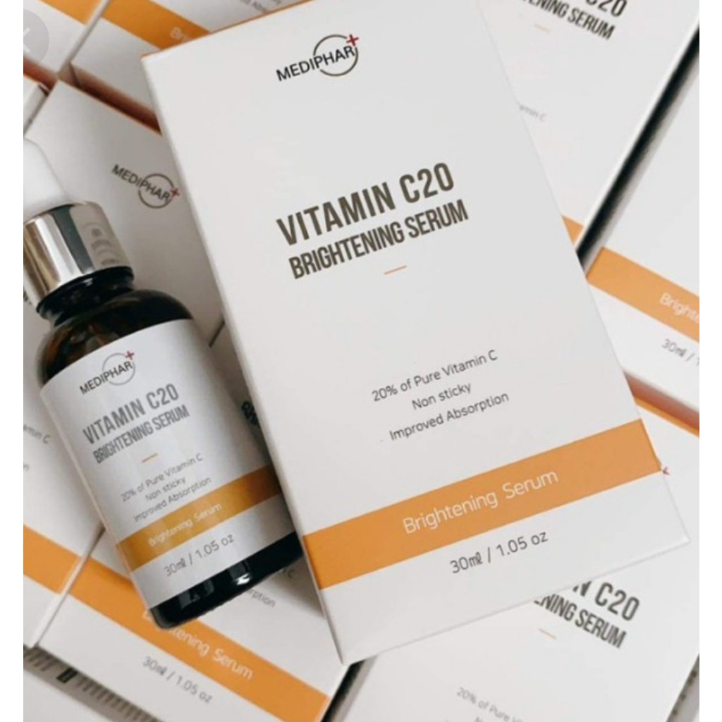 Serum Dưỡng Trắng Sáng Da, Giảm Thâm Nám Sạm Da, Chống Lão Hóa MEDIPHAR+ VITAMIN C 20-Hàng Công Ty  - 𝐃𝐫.𝐋𝐲́ 𝐇𝐨𝐚̀𝐧𝐠 | BigBuy360 - bigbuy360.vn