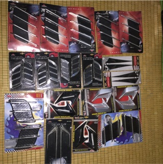 Miếng dán mang cá , cửa gió trang trí xe hơi.