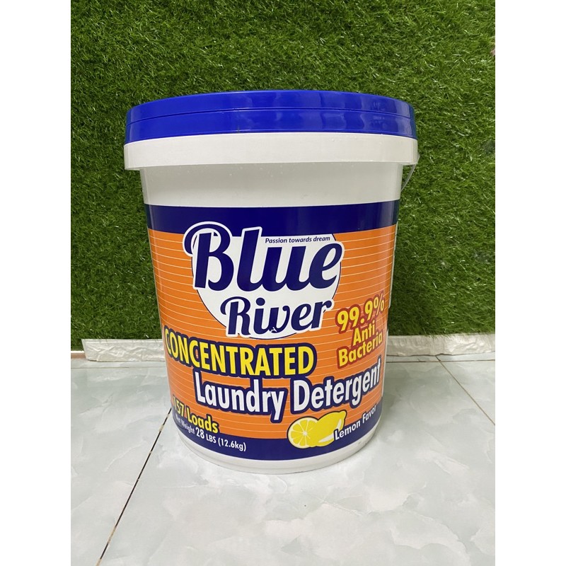 bột giặt soda Blue river 12,6kg hương hoa diệt 99%