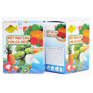 Bột Rau Câu Con Cá Dẻo Hộp