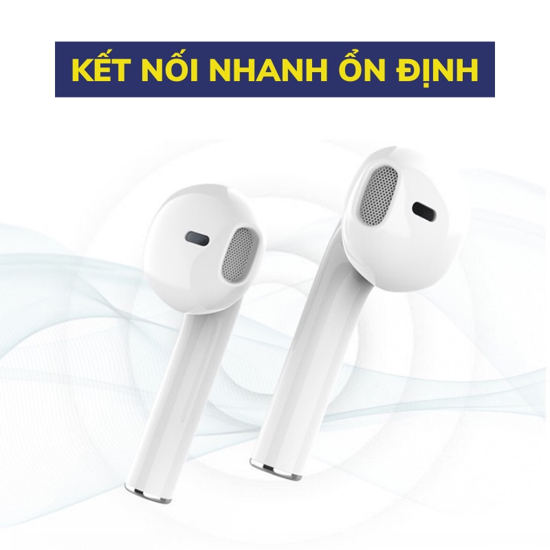 Tai nghe bluetooth không dây i12 TWS 5.0 Quốc Tế âm thanh chuẩn HIFI chạm cảm ứng đàm thoại tốt dùng cho IOS Android