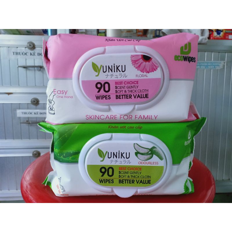 Combo 3 gói khăn ướt