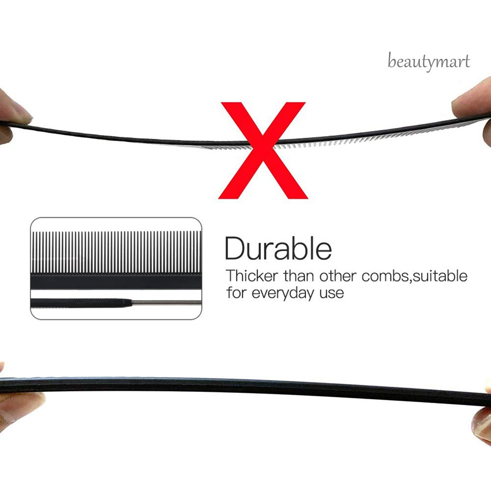 [Hàng mới về] Lược chải tóc răng mật độ cao chống tĩnh điện có đuôi nhọn dài tiện lợi dành cho tiệm cắt tóc MF