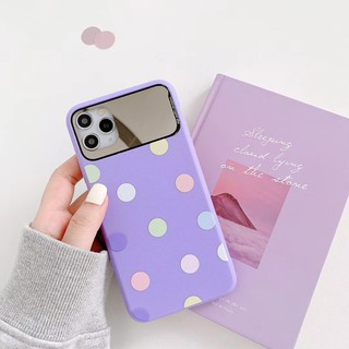 Ốp điện thoại TPU màu tím họa tiết trái tim cho iPhone 11 11PRO 11PROMAX X XS XSMAX XR 7 8PLUS SE 4.7INCH 5.5INCH