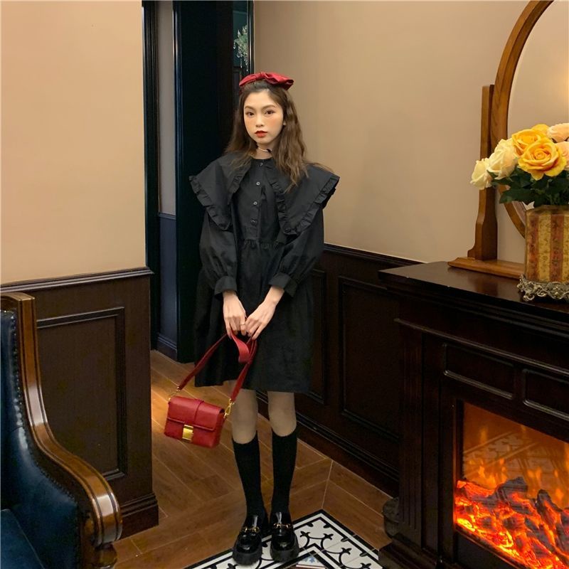 Đầm babydoll dáng rộng phong cách Hàn Quốc cho nữ