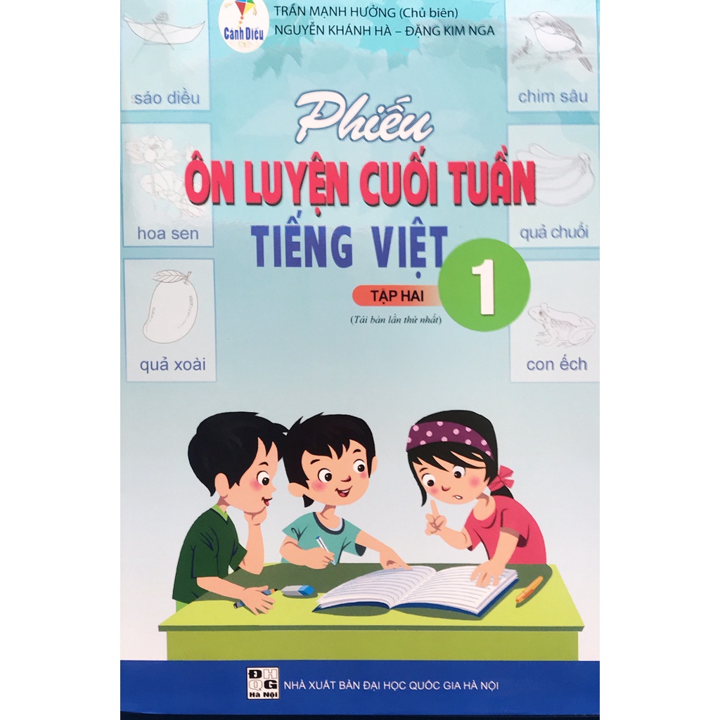 Sách - Phiếu Ôn luyện cuối tuần Tiếng Việt 1 tập hai (Cánh Diều)