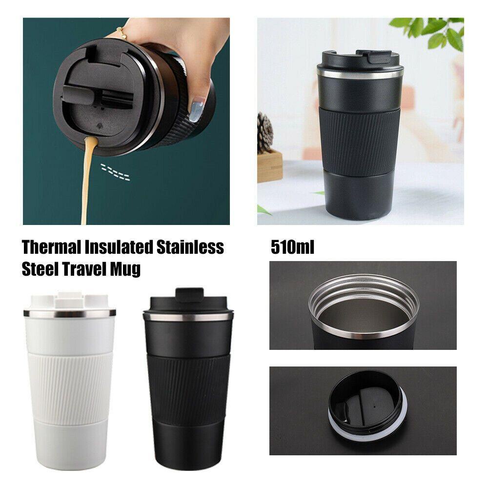 Cốc Uống Cà Phê Cách Nhiệt Chống Tràn Tiện Dụng Mang Theo Du Lịch