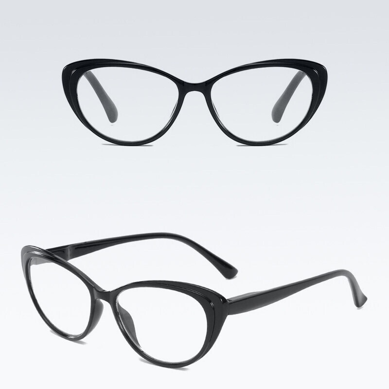 Kính Đọc Sách Mắt Mèo PTQ Cho Unisex + 100, + 150, + 200, + 250, + 300, + 350, + 400