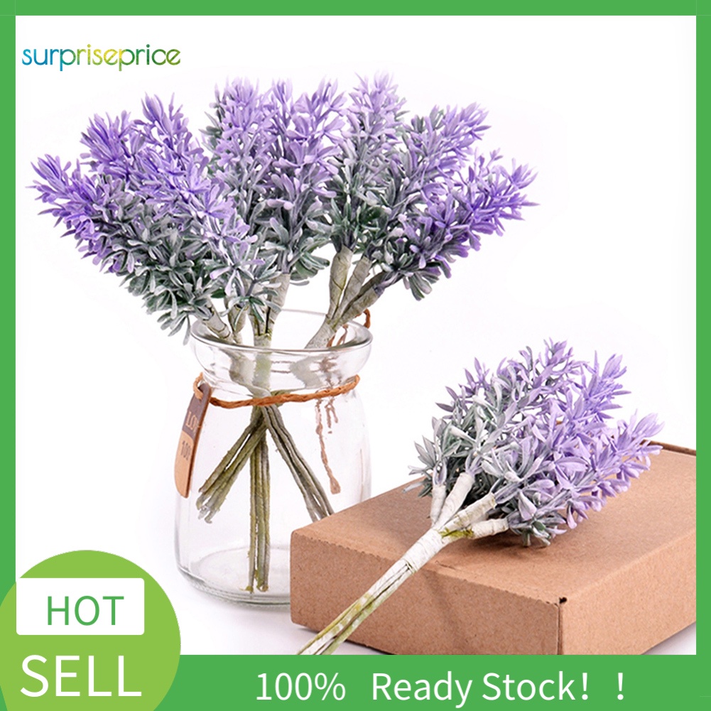 1 Bó Hoa Oải Hương Nhân Tạo Diy Trang Trí Nhà Cửa / Sân Vườn