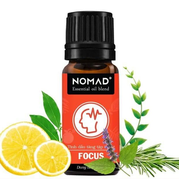 Tinh Dầu Tăng Tập Trung Nomad Essential Oil Blend - Focus