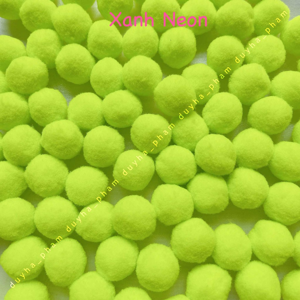 [NHIỀU SIZE]  HẠT POMPOM, HẠT LEN BÔNG
