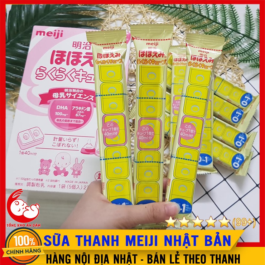 [BÁN LẺ] Sữa Meiji Thanh 27gr Số 0 - Meiji Thanh Nội Địa Nhật