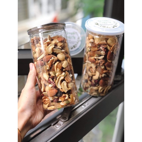 [Vị Mật ong - Vani]  Granola siêu hạt 5% yến mạch thơm ngon giòn rụm hỗ trợ giảm cân, thực phẩm tốt cho mẹ và bé