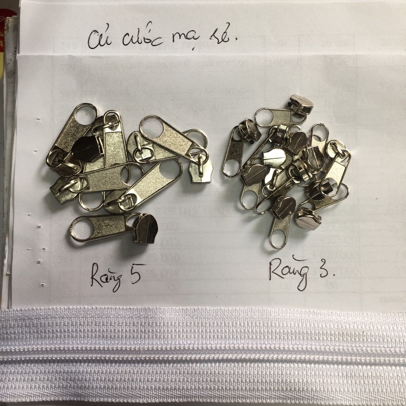 Dây Khóa chăn khóa mét - túm 10m, củ khóa túi 20 cái , chuyên may khóa gối, may khóa ga đệm #010202