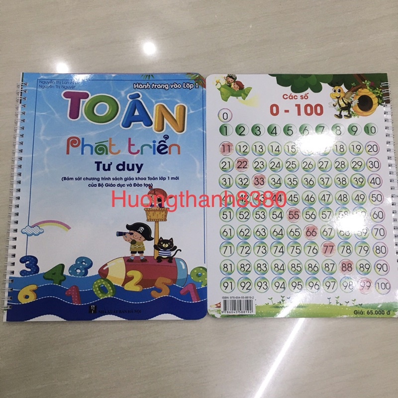 Vở Toán Phát Triển Tư Duy 5-7 Tuổi - Mới