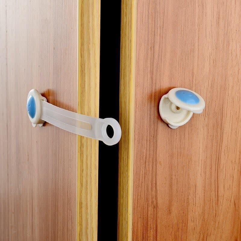 Khóa cửa tủ lạnh mini giá rẻ, khóa gài tủ vải đựng quần áo, tủ nhựa, tủ giày gỗ thông minh, ngăn kéo, lò vi sóng
