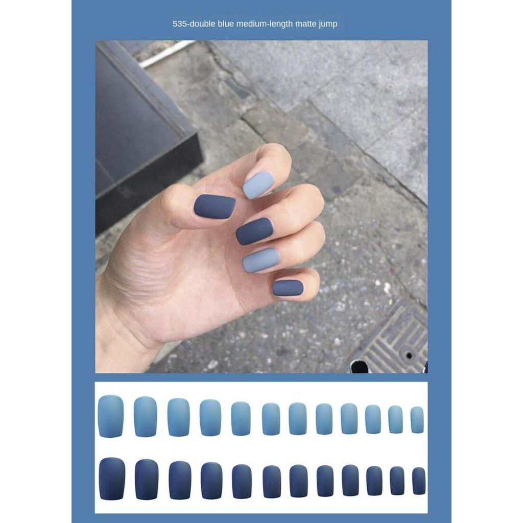 Hộp 24 móng tay giả SUAKE màu sắc thời trang