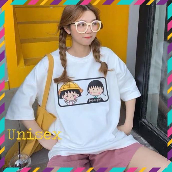 [HANG_VNXK] Áo Thun Unisex Nhóc Maruko [HÌNH THẬT+CLIP SHOP TỰ QUAY]